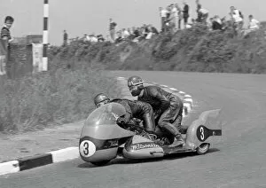 Chris Vincent & Eric Bliss (BSA) 1962 Sidecar TT