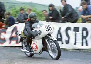 Images Dated 20th February 2021: Chris Vincent (Suzuki) 1968 Production TT