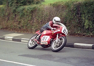 Images Dated 6th January 2022: Cliff Gobell (Aermacchi) 1987 Classic Junior Manx Grand Prix