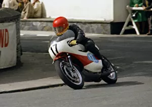 Images Dated 17th March 2019: Cliff Mylchreest (Yamaha) 1974 Junior Manx Grand Prix