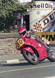 Images Dated 23rd July 2020: Cliff Peart (Honda) 1987 Senior Manx Grand Prix