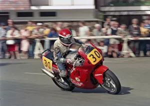 Images Dated 10th June 2021: Cliff Peart (Honda) 1987 Senior Manx Grand Prix