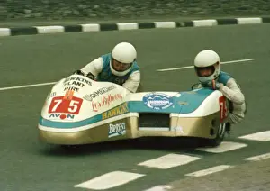Cliff Pritchard & Ken Morgan (Yamaha) 1986 Sidecar TT