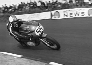 Images Dated 10th May 2020: Clive Brown (Beart Aermacchi) 1970 Junior Manx Grand Prix
