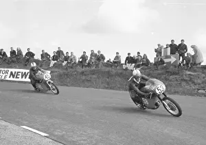 Clive Offer (Aermacchi) and Edward Ditchfield (DMW) 1965 Lightweight Manx Grand Prix