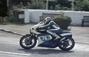 Images Dated 19th April 2021: Clive Powis (Maxton Yamaha) 1983 Junior Manx Grand Prix