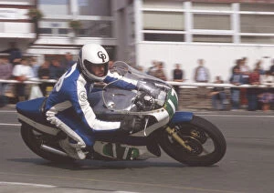 Images Dated 20th April 2020: Clive Powis (Maxton Yamaha) 1983 Lightweight Manx Grand Prix
