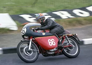 Images Dated 14th April 2021: Clive Thompsett (Ducati) 1968 Production TT