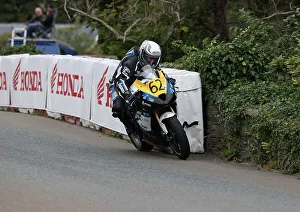 Images Dated 2nd December 2022: Close! Frenchman Rikki McGovern Triumph 2022 Senior Manx Grand Prix