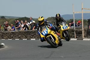 Images Dated 14th July 2011: Colin Croft (Yamaha) and Gary Pickles (Yamaha) 2011 Southern 100