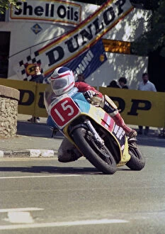 Images Dated 5th January 2022: Colin Gable (Suzuki) 1987 Newcomers Manx Grand Prix