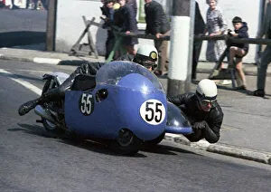 Triumph Collection: Colin Golesworthy & Peter Rutterford (Triumph) 1967 Sidecar TT