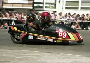 1985 Sidecar Tt Collection: Colin Hopper & Keith Newman (CWH Armstrong) 1985 Sidecar TT