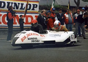 1989 Sidecar Tt Collection: Colin Jacobs & Alan Bud Jackson (Kawasaki) 1989 Sidecar TT