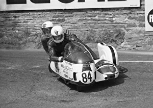 Images Dated 13th December 2015: Colin Jacobs & Phil Spendlove (BSA) 1975 500cc Sidecar TT
