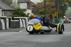 Images Dated 27th May 2013: Colin Lewis & Ian Nickels (NRE Triumph) 2013 Pre TT Classic