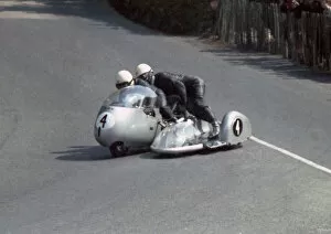 Images Dated 29th August 2020: Colin Seeley & Ray Lindsay (BMW) 1967 Sidecar TT