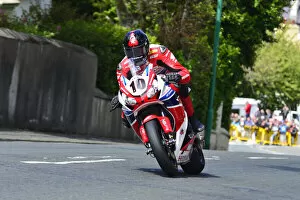 Images Dated 31st October 2020: Conor Cummins (Honda) 2015 Superbike TT