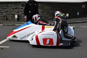 Images Dated 26th May 2019: Conrad Harrison & Andrew Winkle (Honda) 2019 Sidecar TT