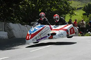 Conrad Harrison & Kerry Williams (Shelbourne Honda) 2009 Sidecar TT