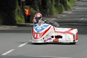Conrad Harrison & Kerry Williams (Shelbourne Honda) 2009 Sidecar TT