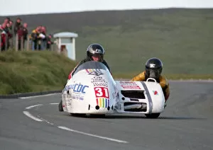 Images Dated 12th June 2022: Conrad Harrison & Mark Birdsall (Windle Yamaha) 1999 Sidecar TT