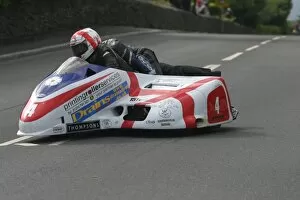 Images Dated 6th June 2012: Conrad Harrison & Mike Aylott (Shelbourne Honda) 2012 Sidecar TT