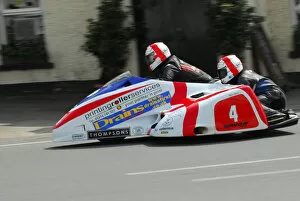Images Dated 2nd June 2012: Conrad Harrison & Mike Aylott (Shelbourne Honda) TT 2012 Sidecar TT