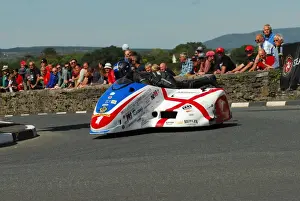 Conrad Harrison & Mike Aylott (Shelbourne Honda) 2015 Southern 100