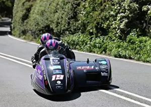 Suzuki Prints: Craig Melvin Stuart Chrustian LCR Suzuki 2023 Sidecar TT
