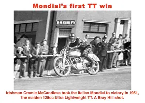 Cromie McCandless (Mondial) 1951 Ultra Lightweight TT