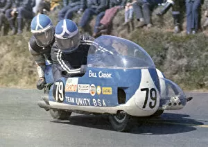 Kenny Arthur Gallery: Bill Crook & Kenny Arthur (BSA) 1972 500 Sidecar TT