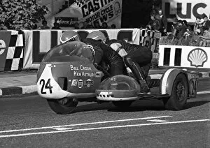 Bill Crook & Kenny Arthur (BSA) 1973 750 Sidecar TT