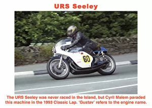 Images Dated 25th March 2023: Cyril Malem URS 1993 TT Parade Lap