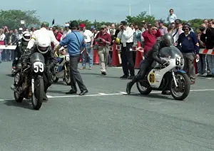 Cyril Malem (URS Seeley) and Peter Marriott (AJS) 1993 Classic Lap