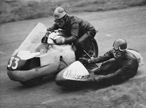Eric Bliss Gallery: Cyril Smith & Eric Bliss (Norton) Cadwell Park
