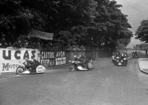 Cyril Smith & Stan Dibben (Norton) 1954 Sidecar TT