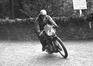 Images Dated 12th May 2023: Cyril Taft Excelsior 1949 Lightweight Clubman TT Practice