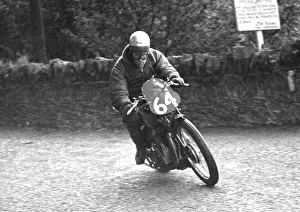Cyril Taft Excelsior 1949 Lightweight Clubman TT Practice