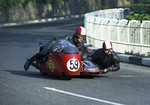 Images Dated 20th November 2015: Dale Ward & Geoff Alcock (Ward-Alcock Triumph) 1969 750 Sidecar TT