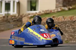 Dan Clark & Nigel Mayers (Heys Honda) 2004 Sidecar TT