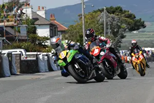 Dan Kneen Prints: Dan Kneen (Kawasaki) and Conor Cummins (Kawasaki) 2011 Southern 100