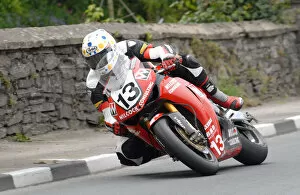 Images Dated 30th May 2020: Dan Stewart (Honda) 2011 Superbike TT
