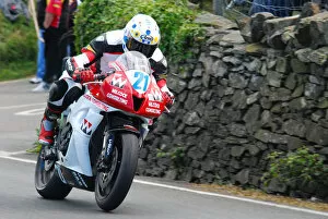 Images Dated 9th May 2020: Dan Stewart (Honda) 2011 Supersport TT