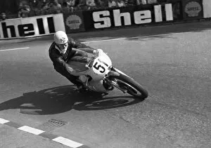 Images Dated 25th November 2017: Danny Shimmin (Aermacchi) 1969 Junior Manx Grand Prix