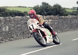 Images Dated 13th August 2022: Danny Shimmin (Harrison Yamaha) 1981 Southern 100