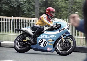 Images Dated 26th May 2021: Danny Shimmin (Suzuki) 1980 Classic TT