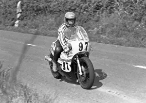 Images Dated 23rd July 2016: Danny Shimmin (Suzuki) 1981 Jurby Road