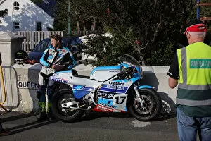 Danny Webb Gallery: Danny Webb (Suzuki) 2019 Superbike Classic TT
