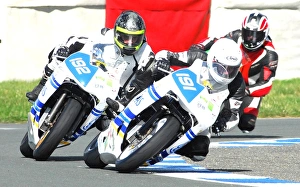 Images Dated 16th April 2016: Darren Bass (Honda) Lee Bass (Honda) April; Jurby